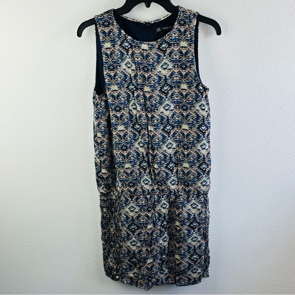 Zara Trafaluc Tribal Print Wool Blend Dress Size M‎